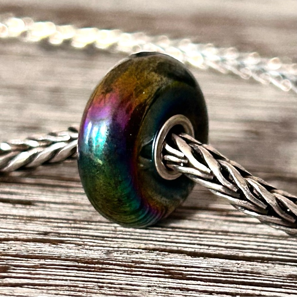 TROLLBEADS Rainbow Hematite Bead EXTREMELY RARE Event Only LAA 925S NEW in Box!